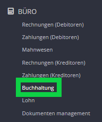 Navigation zum Kontenplan