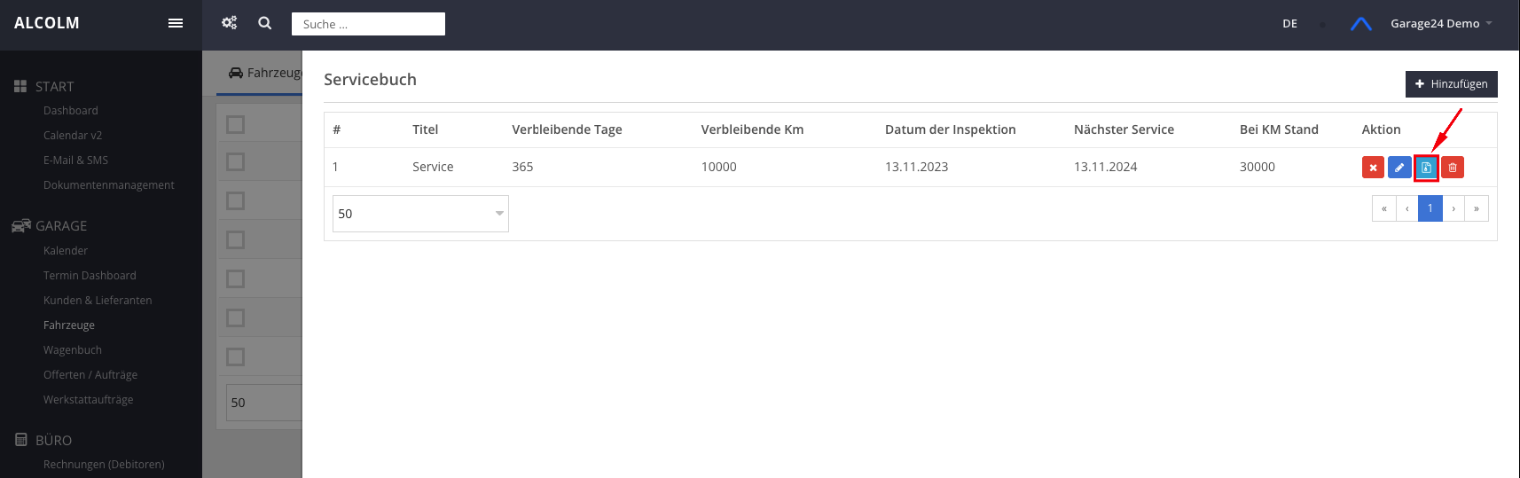 Bericht des Inspektionsverfahrens